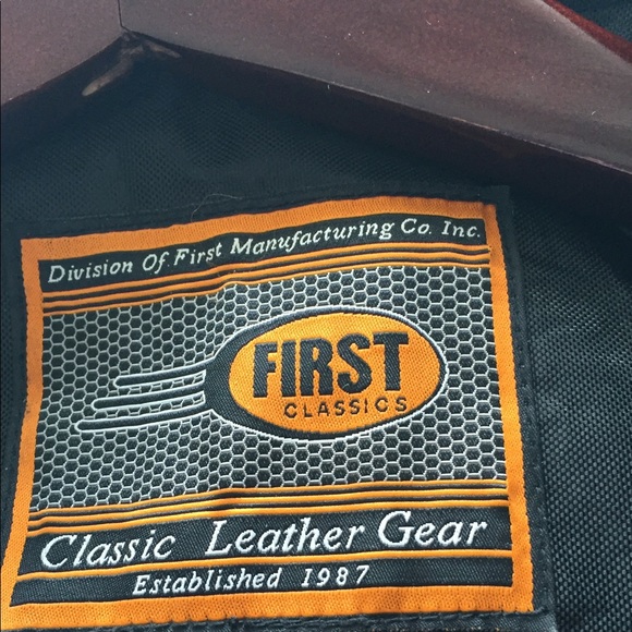 Men’s Leather Motorcycle Jacket-Worn 3x-Looks New - Picture 3 of 10